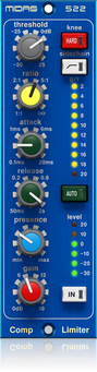 Midas Compressor Limiter 522 V2 500 Series Compressor/Limiter with Dynamic Presence Control