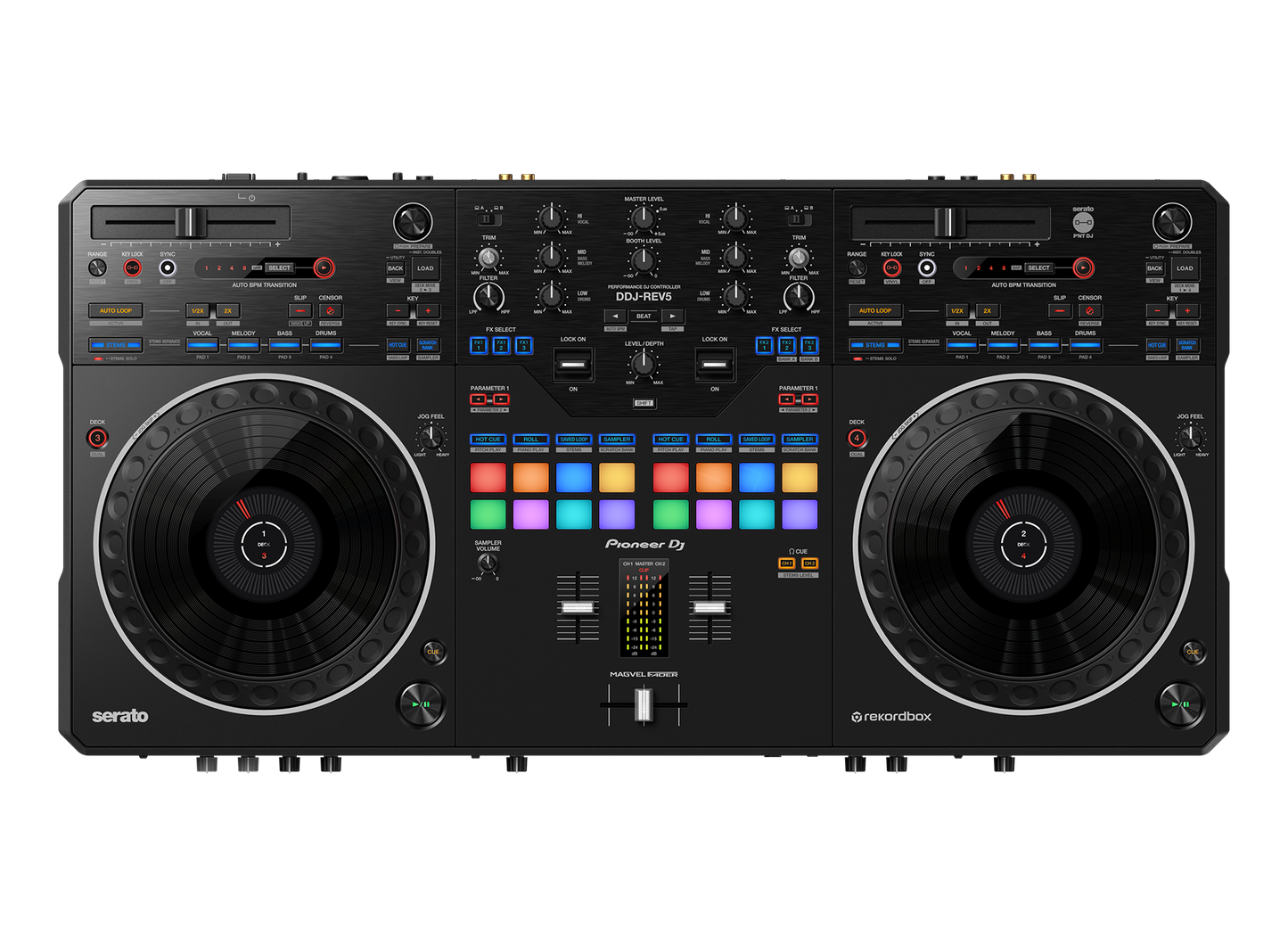 Pioneer DJ DDJ-REV5 4-deck DJ Controller with Stem Separation