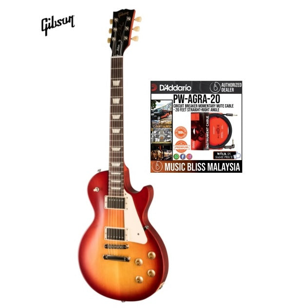 GIBSON LES PAUL TRIBUTE ELECTRIC GUITAR - SATIN CHERRY SUNBURST WITH PWAGRA20