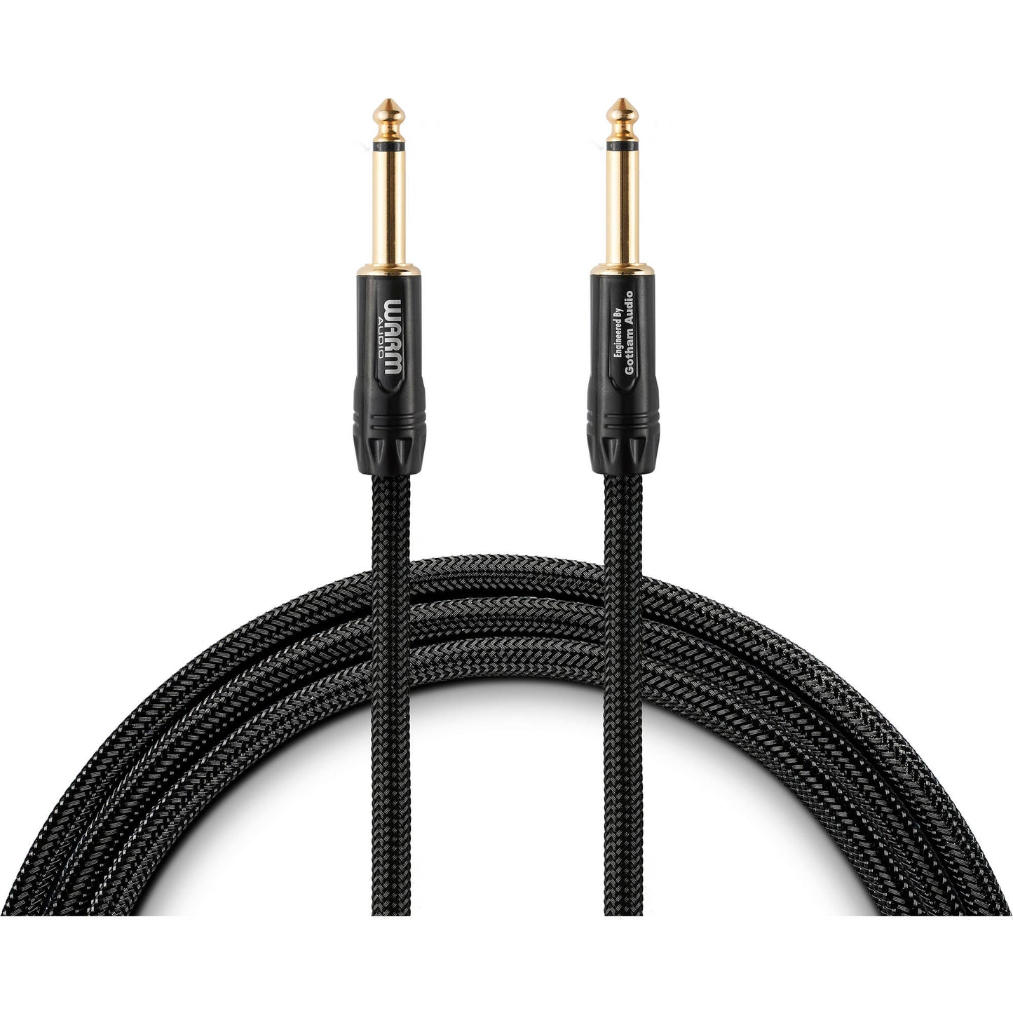 Warm Audio Premier Gold Straight to Straight Instrument Cable - 10-foot (Prem-TS-10') - Music Bliss Malaysia