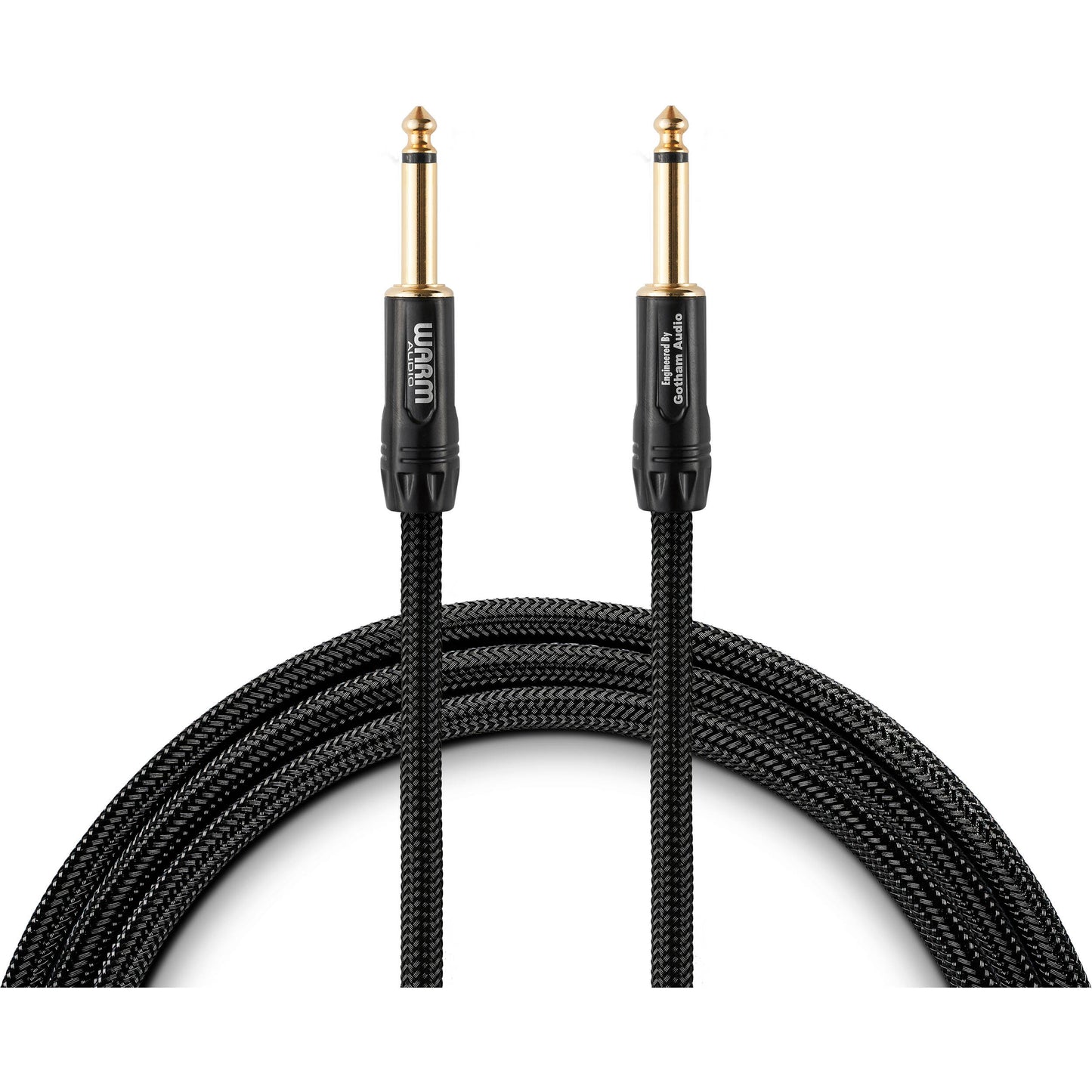 Warm Audio Premier Gold Straight to Straight Instrument Cable - 18-foot (Prem-TS-18') - Music Bliss Malaysia