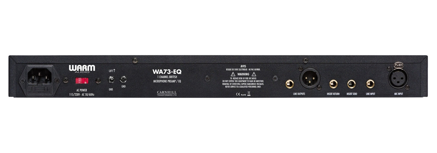 Warm Audio WA73-EQ Microphone Preamp and EQ (WA73 EQ / WA73EQ) - Music Bliss Malaysia