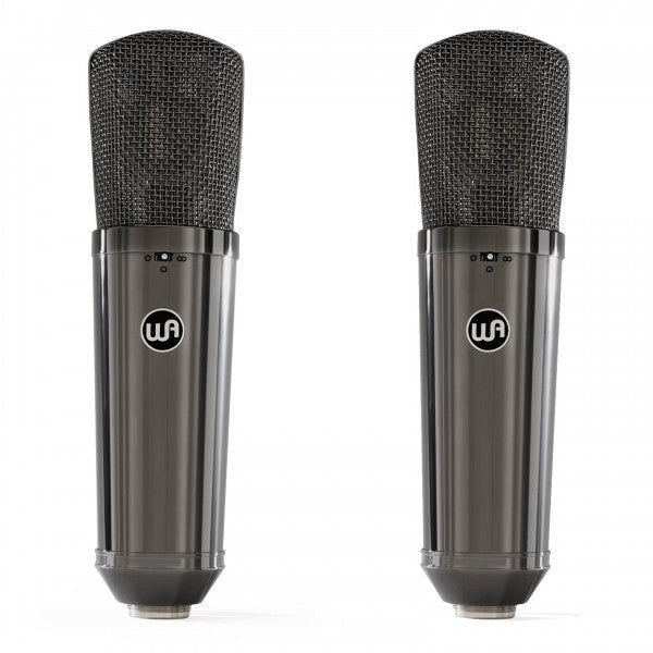 Warm Audio WA-87 R2 TS Large-diaphragm Condenser Microphone Stereo Pair - Limited-edition Titanium