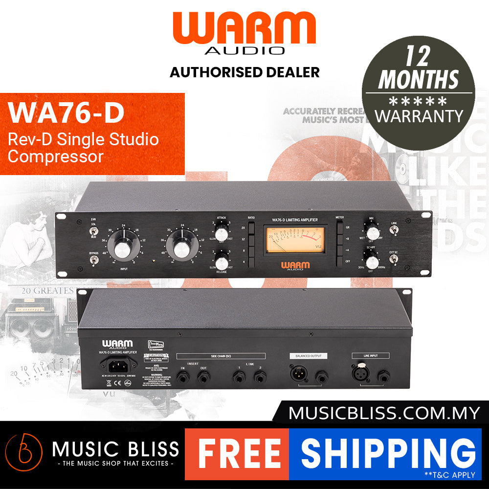 Warm Audio WA76-D Discrete FET Compressor/Limiter