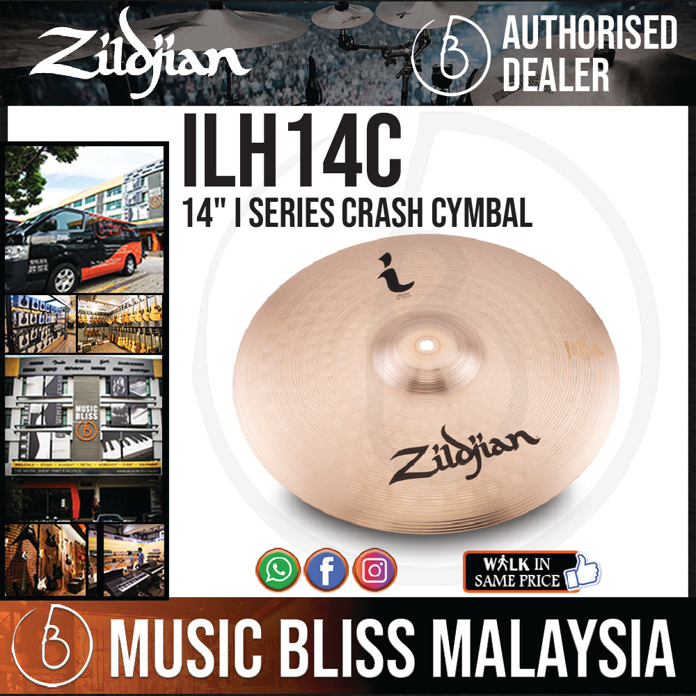 Zildjian 14" I Series Crash Cymbal (ILH14C) - Music Bliss Malaysia