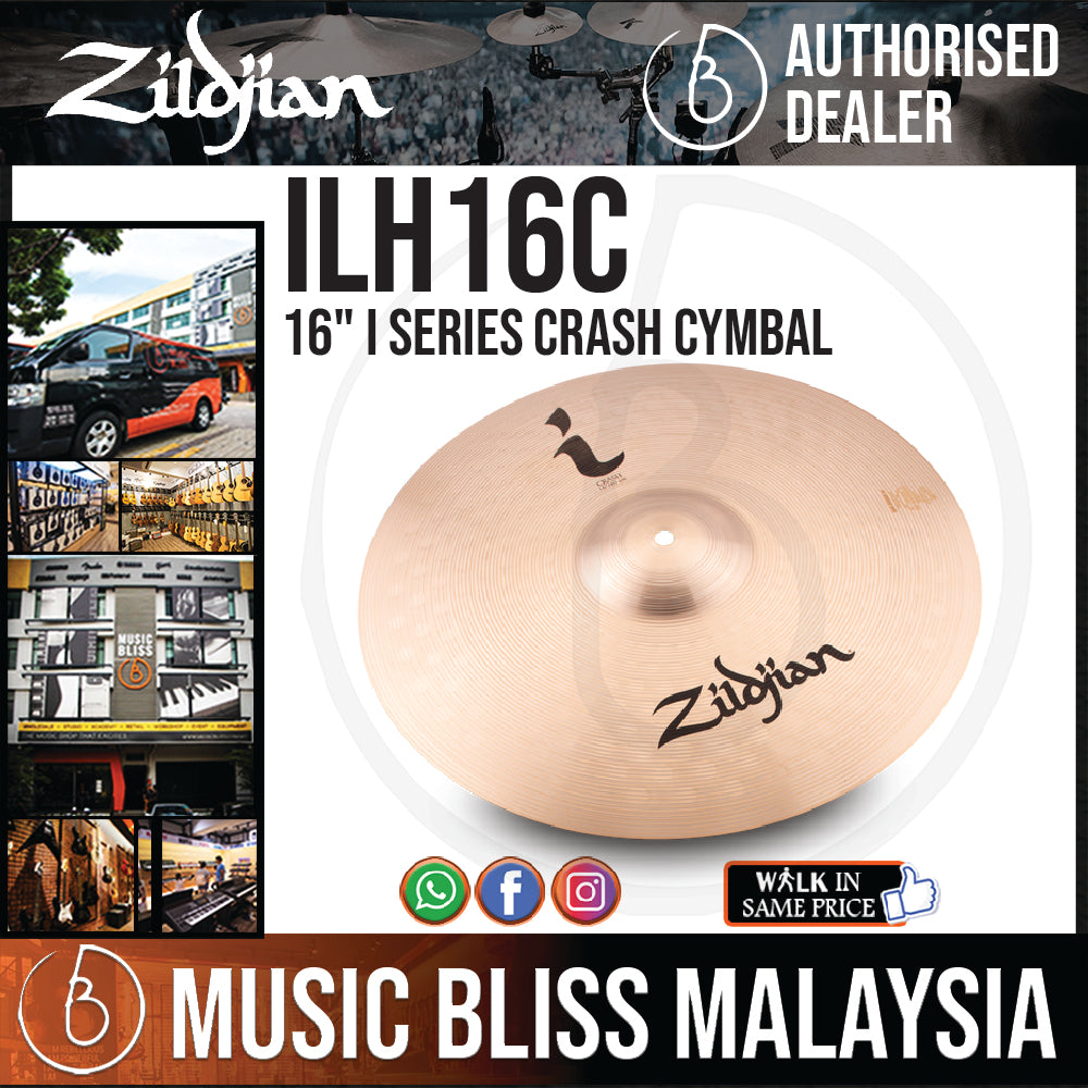 Zildjian 16" I Series Crash Cymbal (ILH16C) - Music Bliss Malaysia
