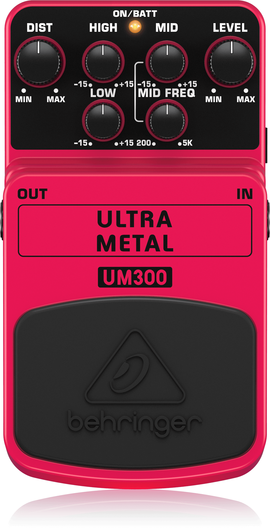Behringer UM300 Ultra Metal Distortion Guitar Effects Pedal (UM-300 / UM 300) - Music Bliss Malaysia