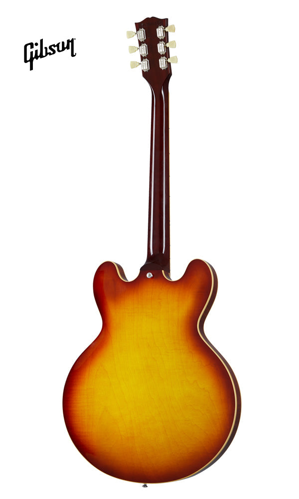 GIBSON ES-335 FIGURED SEMI-HOLLOWBODY ELECTRIC GUITAR - ICED TEA - Music Bliss Malaysia