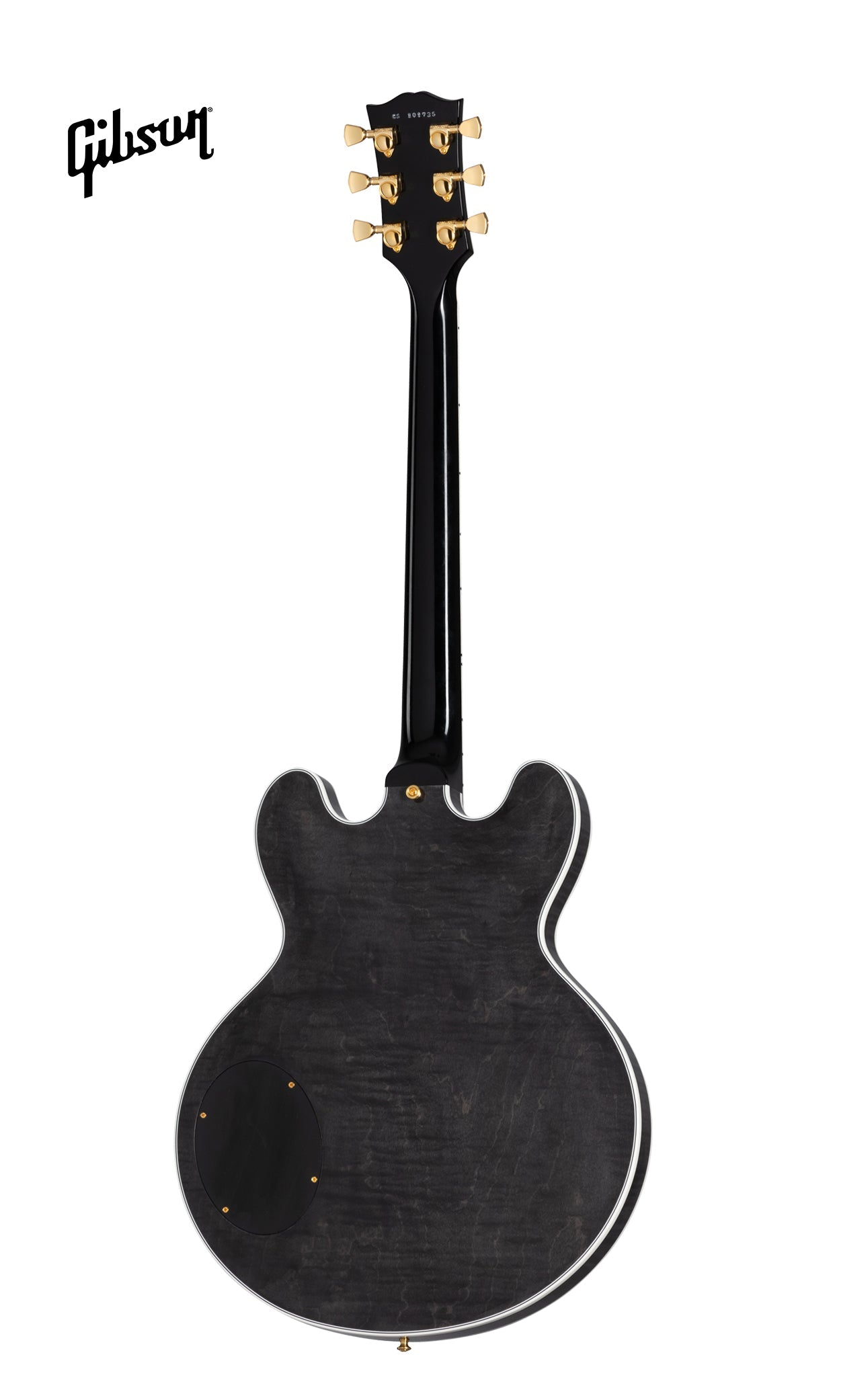 GIBSON B.B. KING LUCILLE LEGACY ELECTRIC GUITAR - TRANSPARENT EBONY - Music Bliss Malaysia