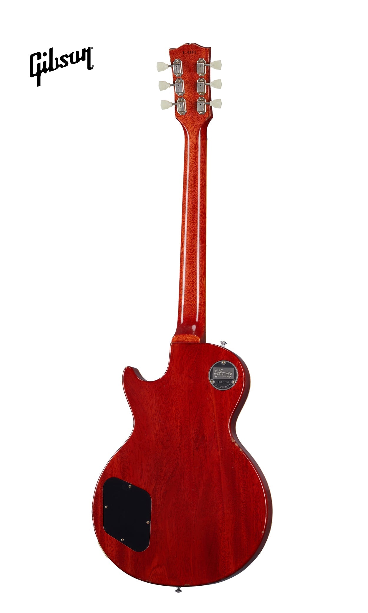 GIBSON 1959 LES PAUL STANDARD REISSUE LIGHT AGED ELECTRIC GUITAR - ROYAL TEABURST - Music Bliss Malaysia