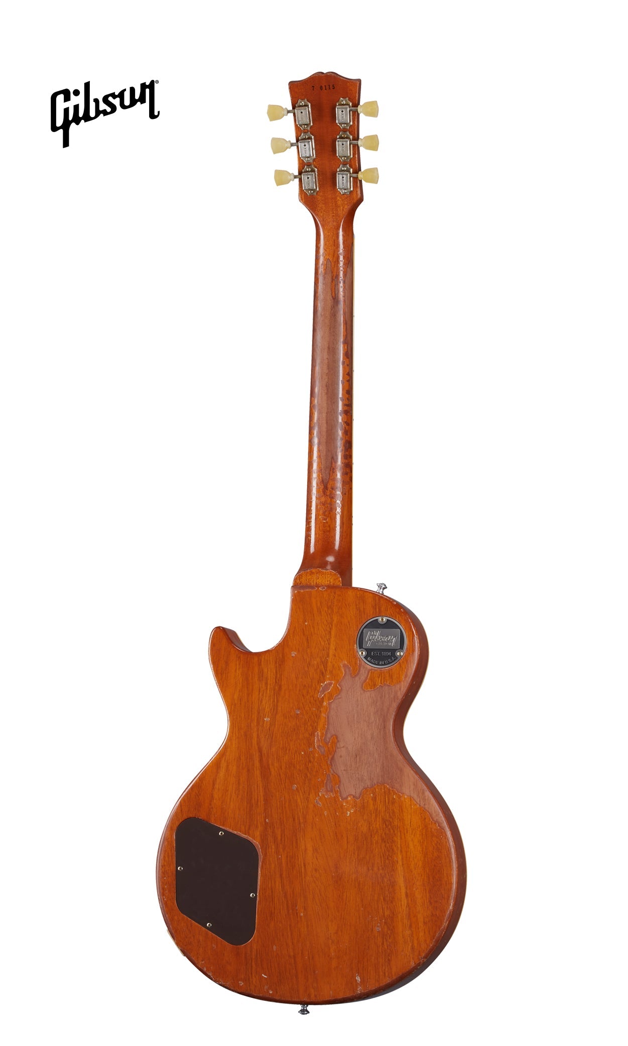 GIBSON 1957 LES PAUL GOLDTOP REISSUE ULTRA HEAVY AGED ELECTRIC GUITAR - DOUBLE GOLD - Music Bliss Malaysia