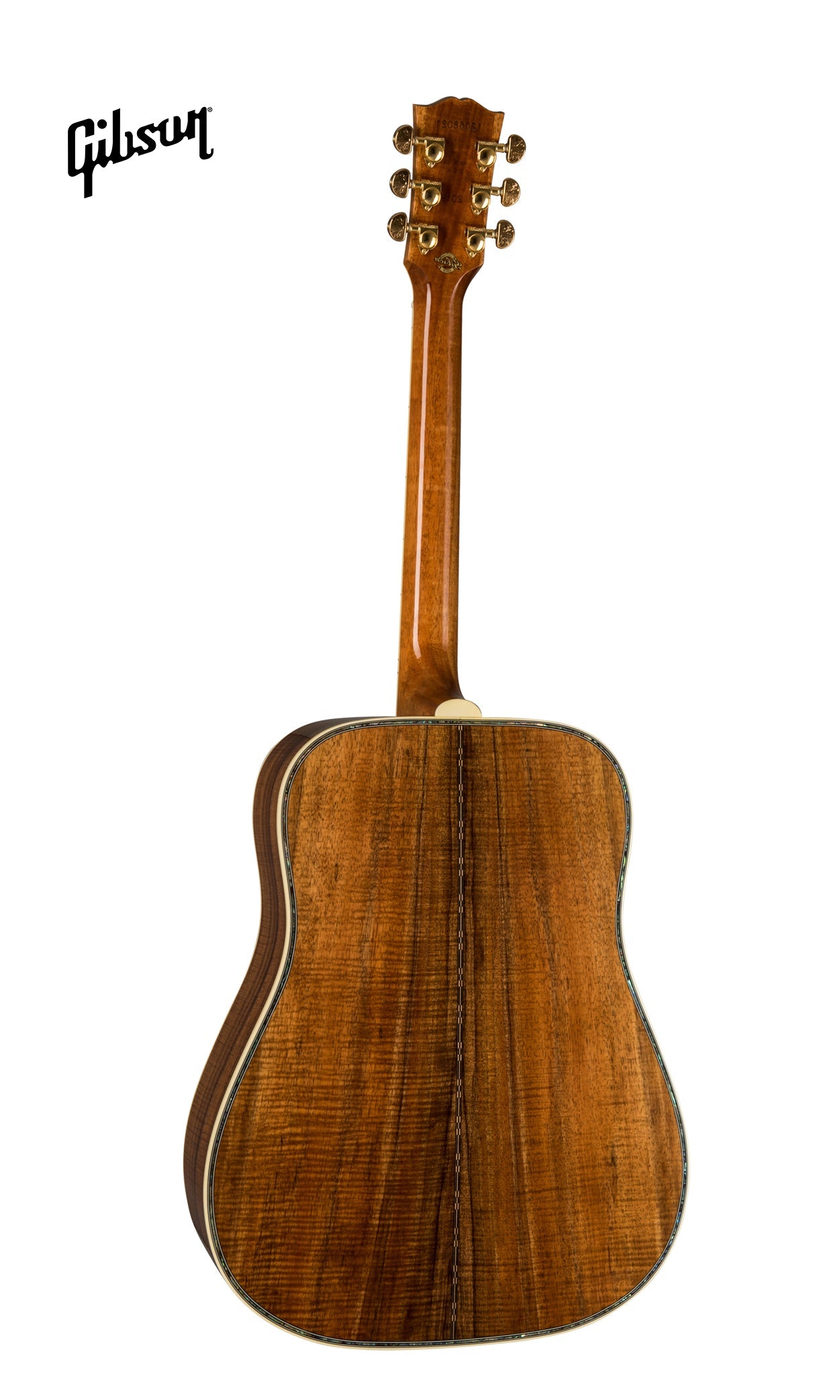 GIBSON HUMMINGBIRD CUSTOM KOA LEFT-HANDED ACOUSTIC GUITAR - ANTIQUE NATURAL - Music Bliss Malaysia
