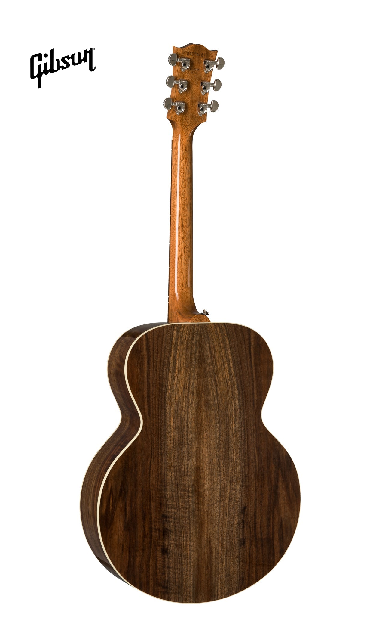 GIBSON SJ-200 STUDIO WALNUT LEFT-HANDED ACOUSTIC-ELECTRIC GUITAR - WALNUT BURST - Music Bliss Malaysia