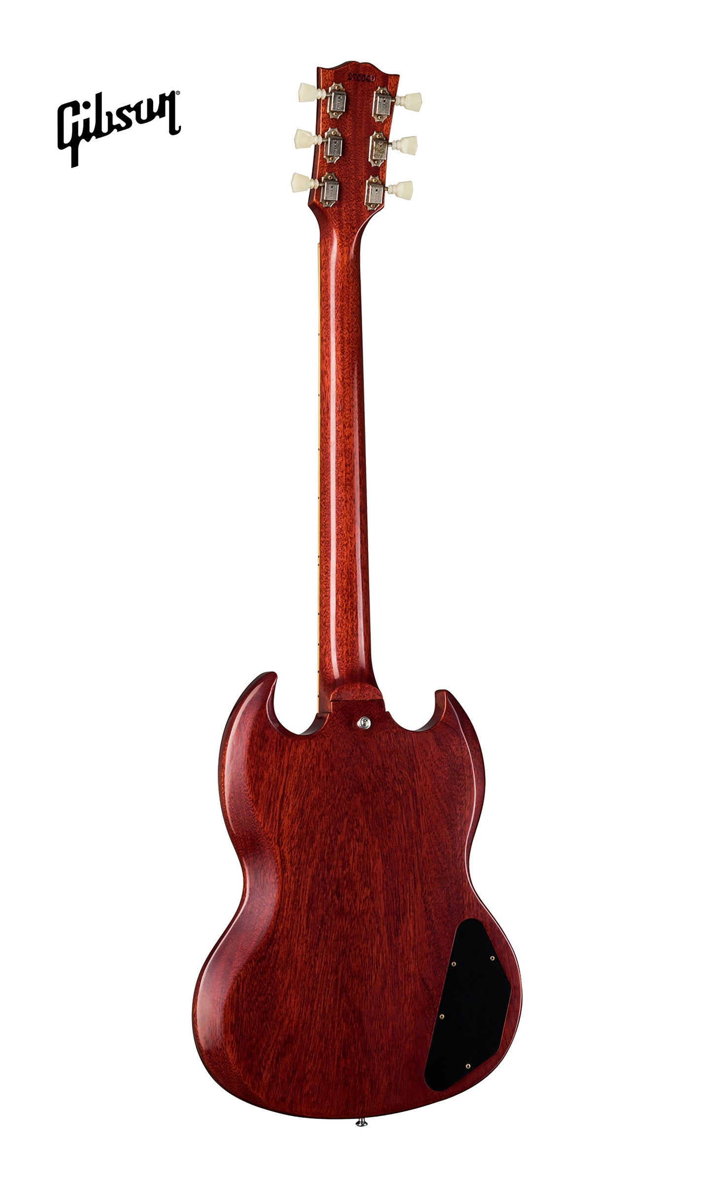 GIBSON 1961 LES PAUL SG STANDARD REISSUE STOPBAR VOS LEFT-HANDED ELECTRIC GUITAR - CHERRY RED - Music Bliss Malaysia