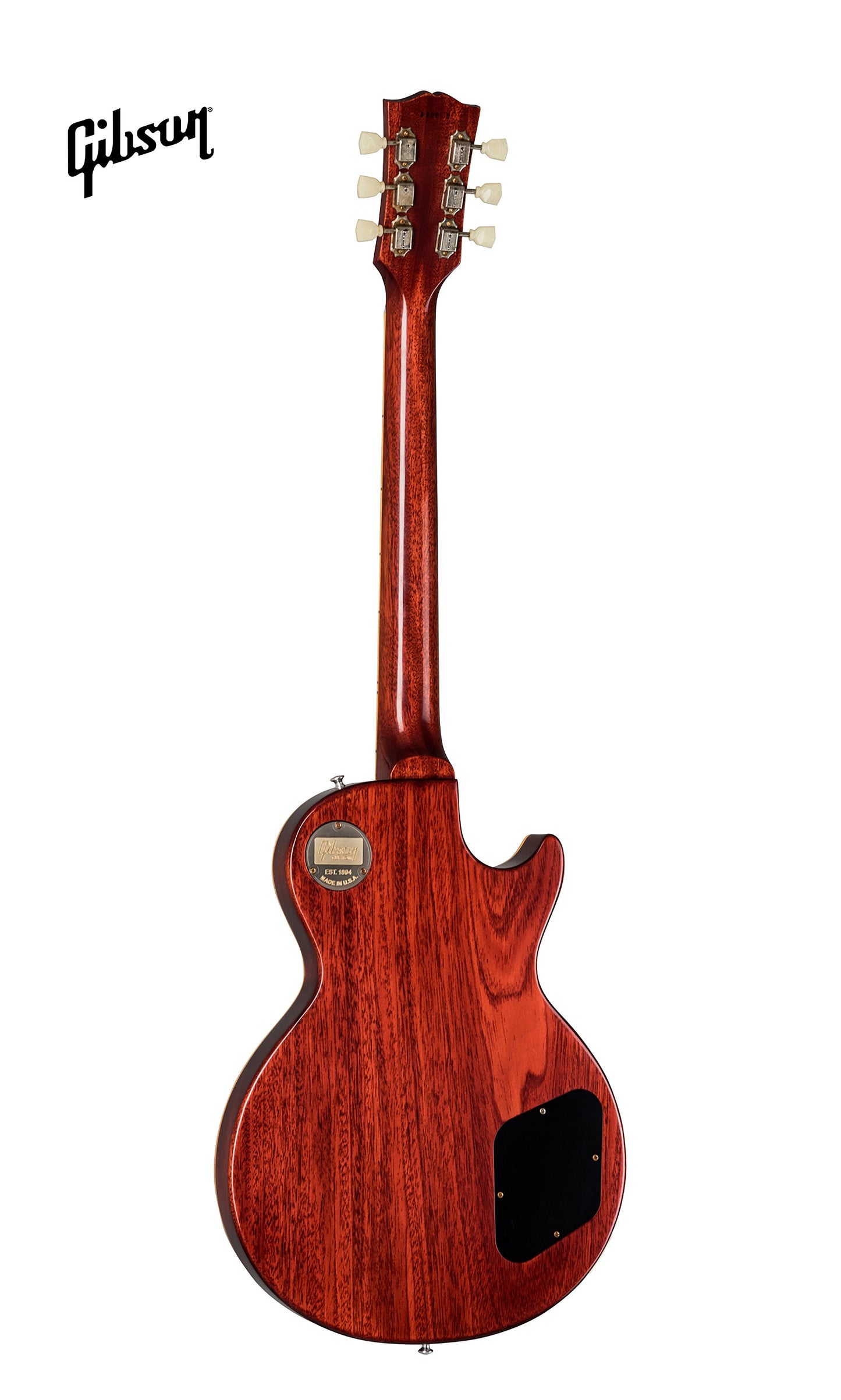 GIBSON 1958 LES PAUL STANDARD REISSUE VOS LEFT-HANDED ELECTRIC GUITAR - LEMON BURST - Music Bliss Malaysia