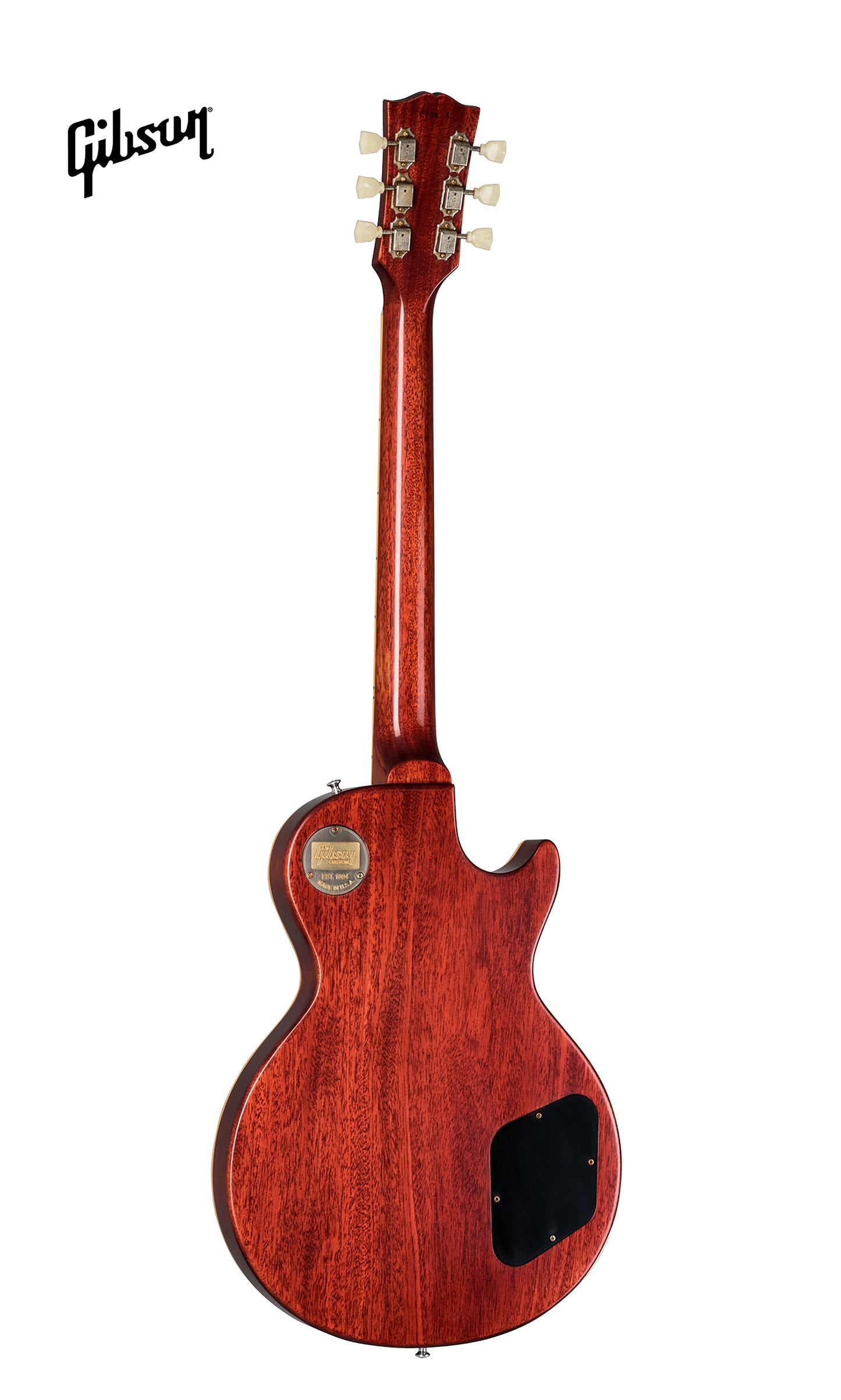 GIBSON 1958 LES PAUL STANDARD REISSUE VOS LEFT-HANDED ELECTRIC GUITAR - ICED TEA BURST - Music Bliss Malaysia