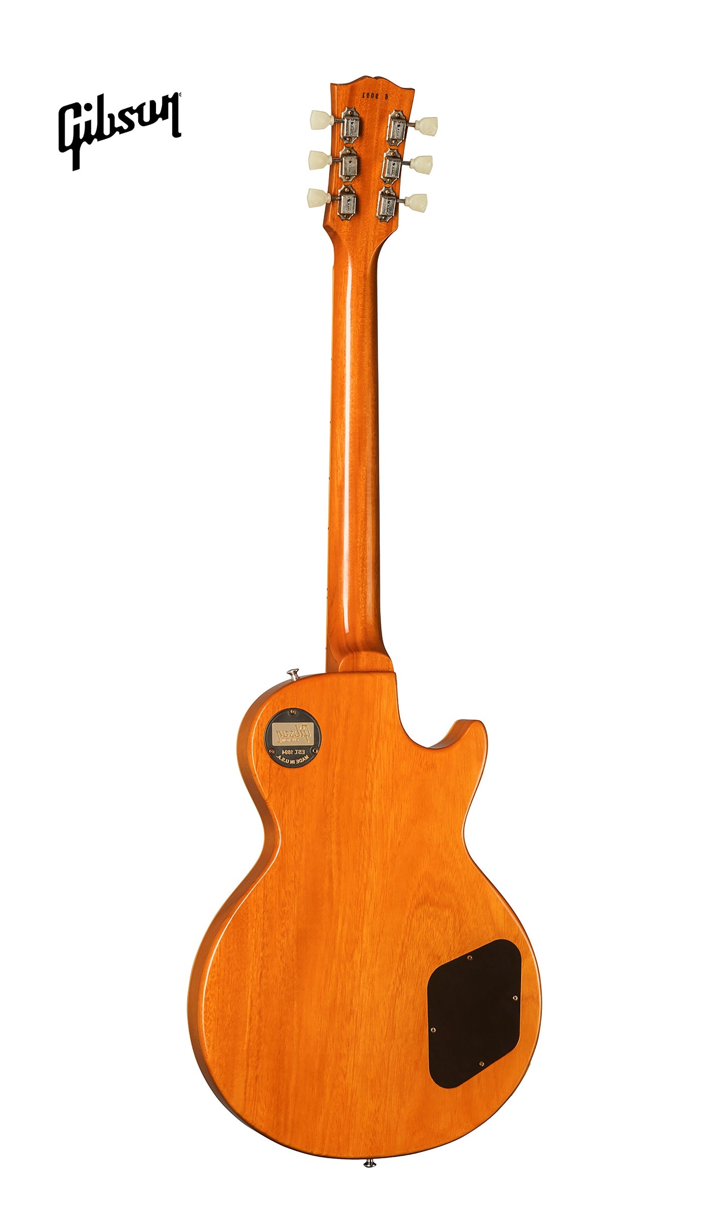 GIBSON 1956 LES PAUL GOLDTOP REISSUE VOS LEFT-HANDED ELECTRIC GUITAR - DOUBLE GOLD - Music Bliss Malaysia