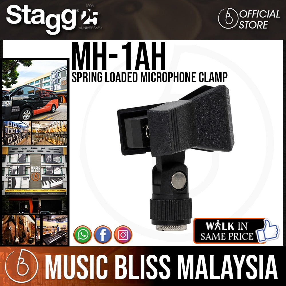 Stagg Spring Loaded Microphone Clamp - Music Bliss Malaysia