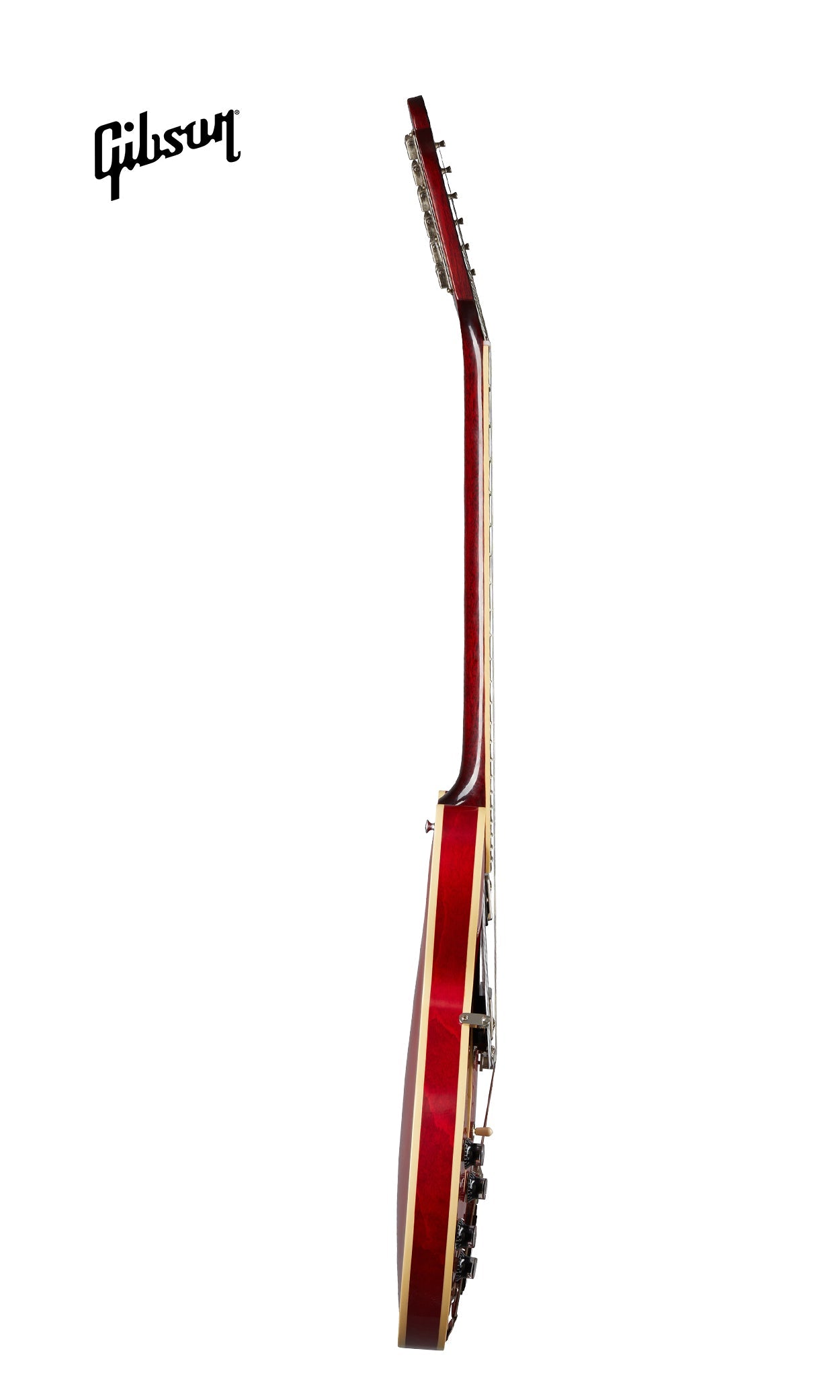 GIBSON 1964 TRINI LOPEZ STANDARD REISSUE VOS SEMI-HOLLOWBODY LEFT-HANDED ELECTRIC GUITAR - 60S CHERRY - Music Bliss Malaysia