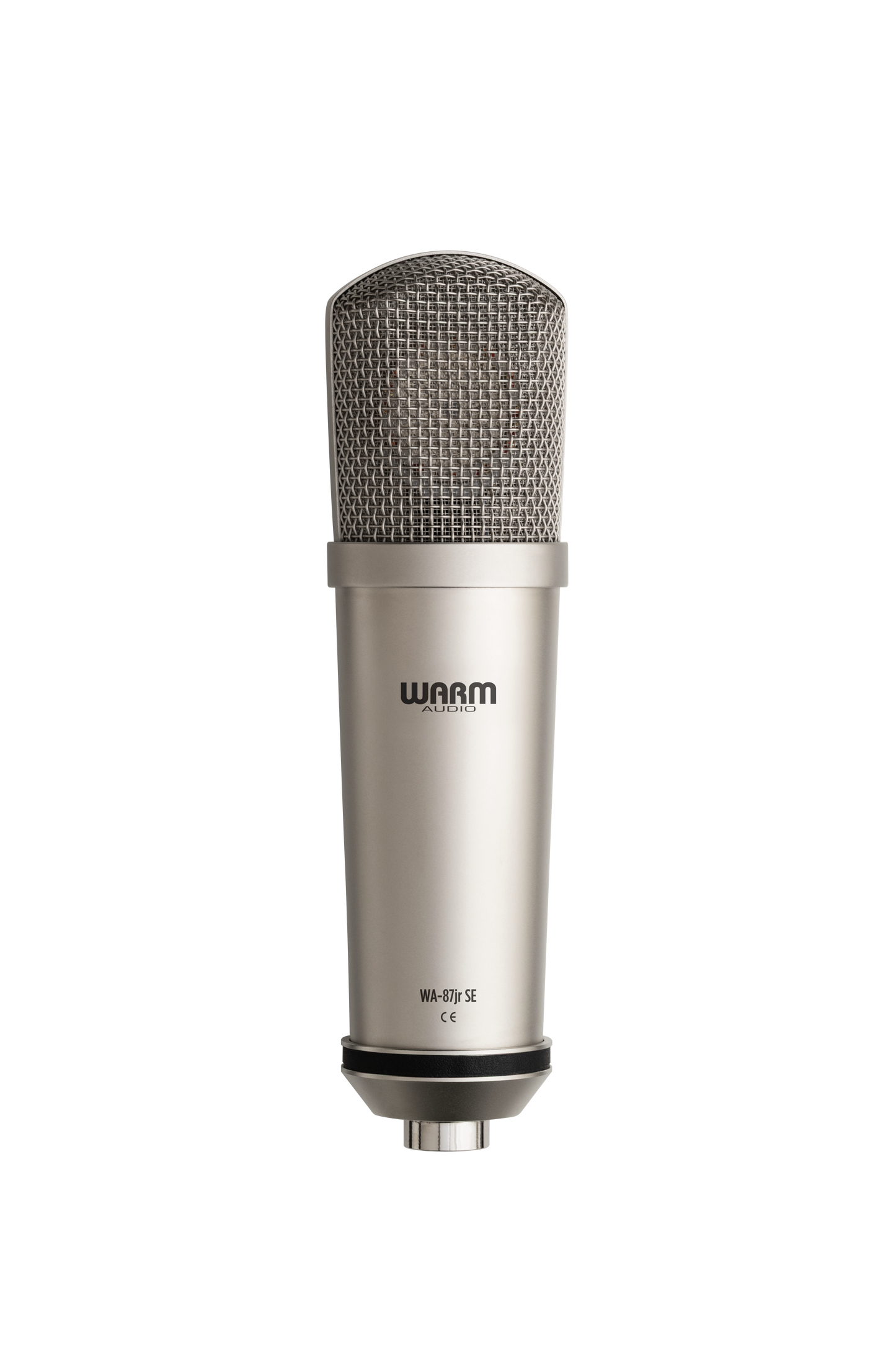 Warm Audio WA-87jr Studio Essential Large-Diaphragm Cardioid Condenser Microphone - Nickel