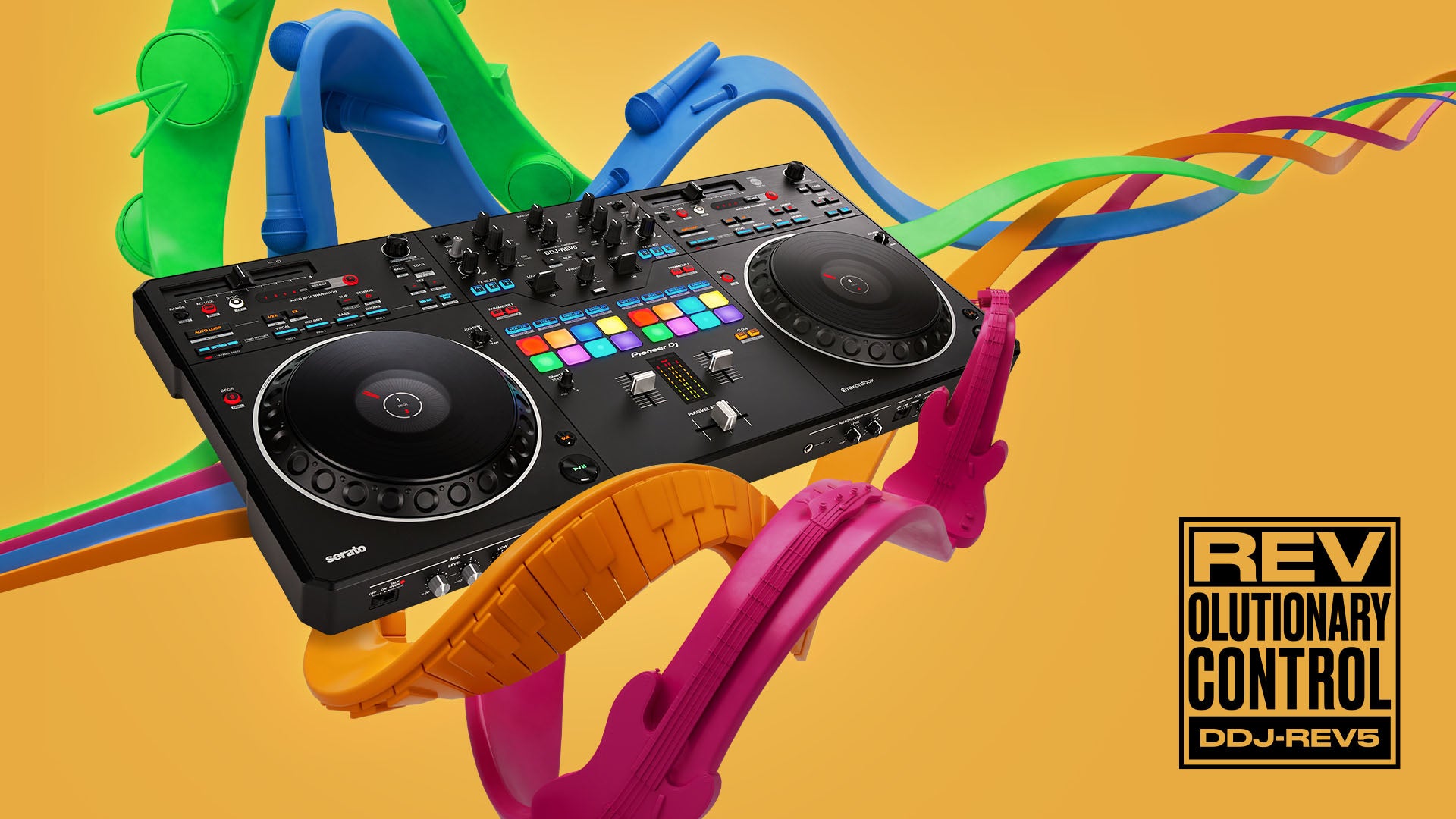 Pioneer DJ DDJ-REV5 4-deck DJ Controller with Stem Separation