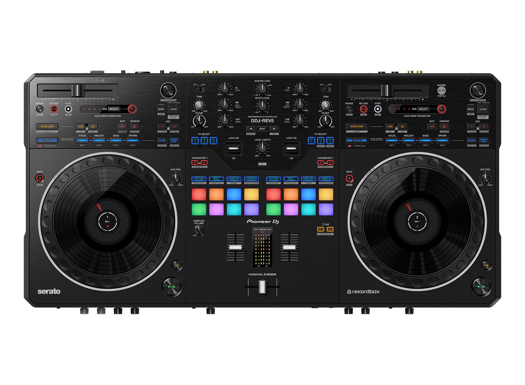 Pioneer DJ DDJ-REV5 4-deck DJ Controller with Stem Separation
