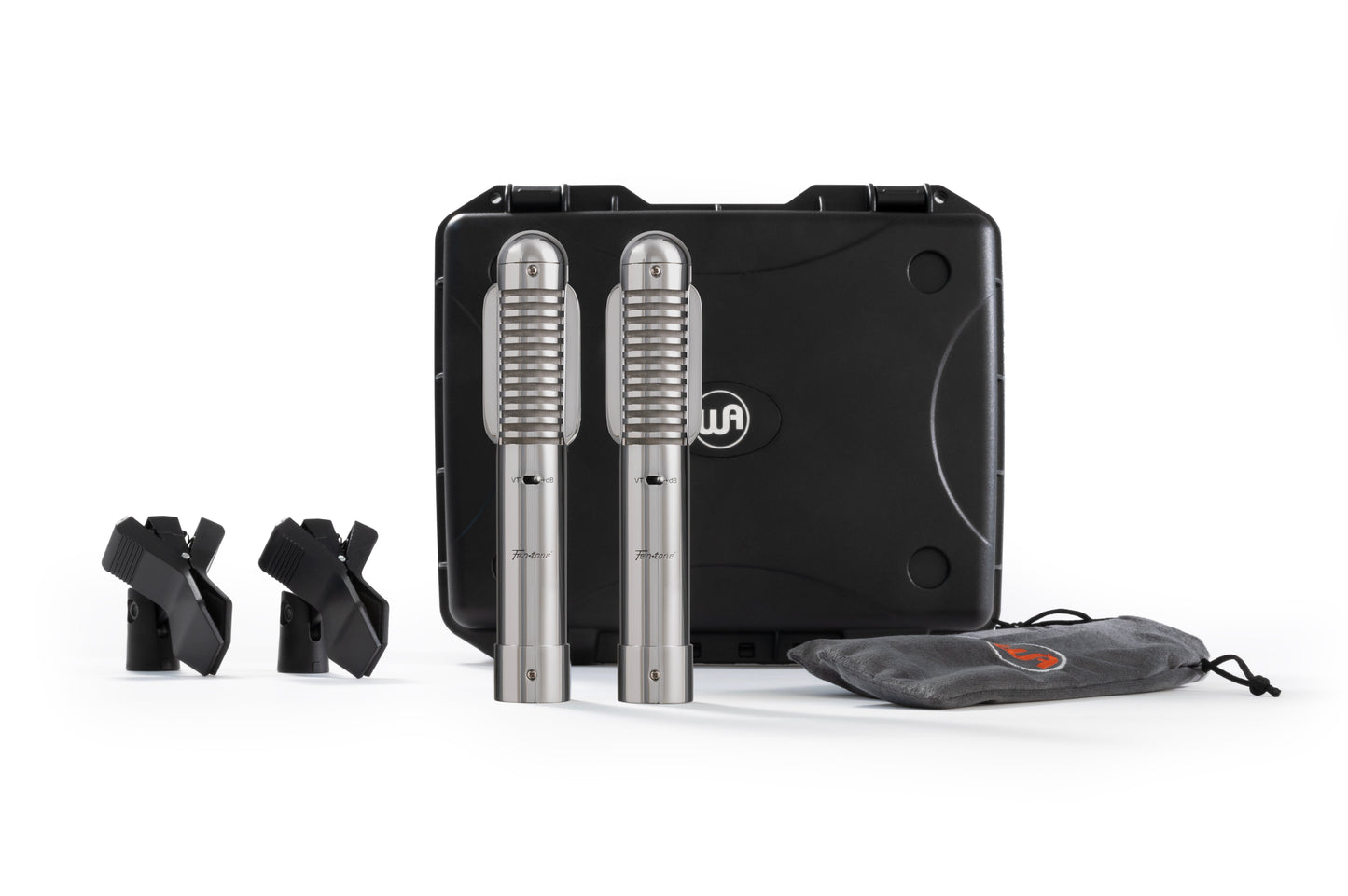 Warm Audio WA-2FT Fen-Tone Instrument Ribbon Microphone With Selectable In-Line Preamp - Stereo Pair