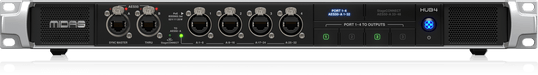 Midas HUB4 Monitor System Hub with 4 PoE Ports for Personal Mixers
