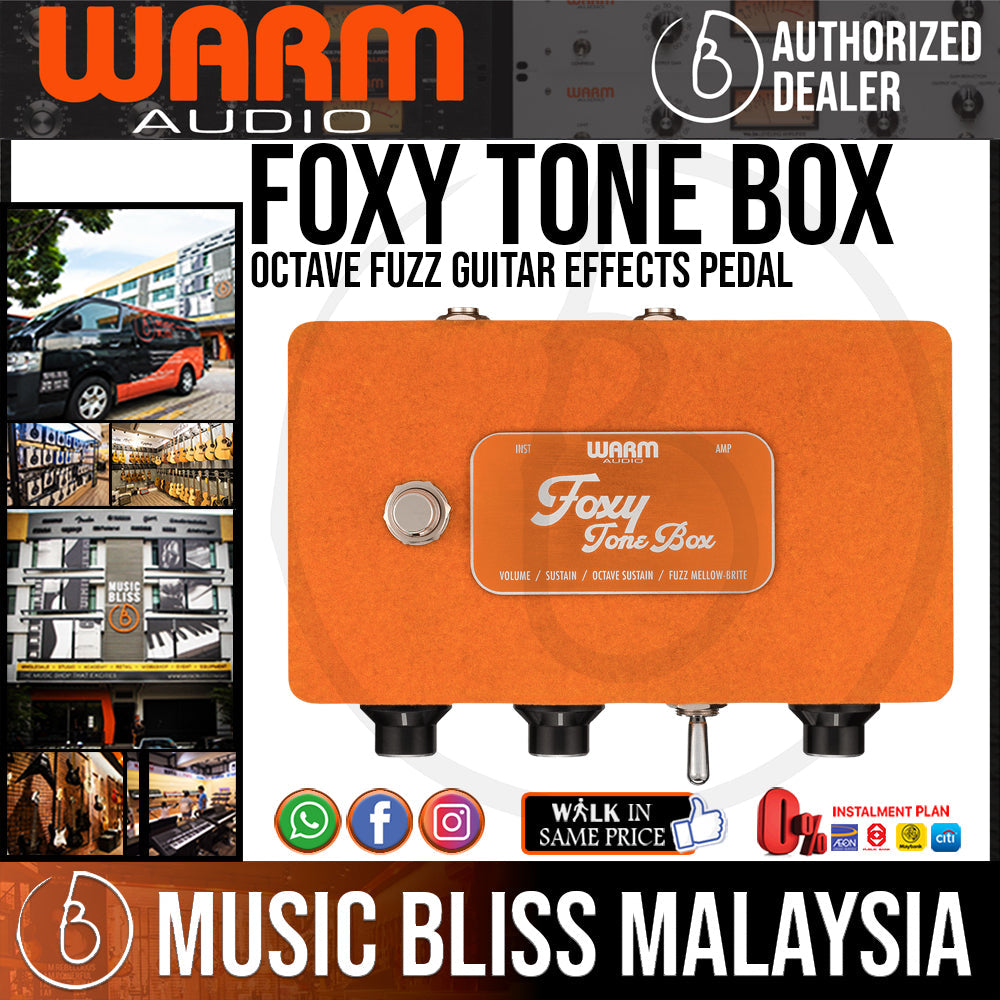 Warm Audio Foxy Tone Box Fuzz Pedal - Music Bliss Malaysia
