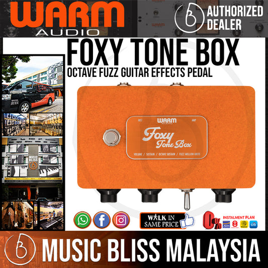 Warm Audio Foxy Tone Box Fuzz Pedal - Music Bliss Malaysia