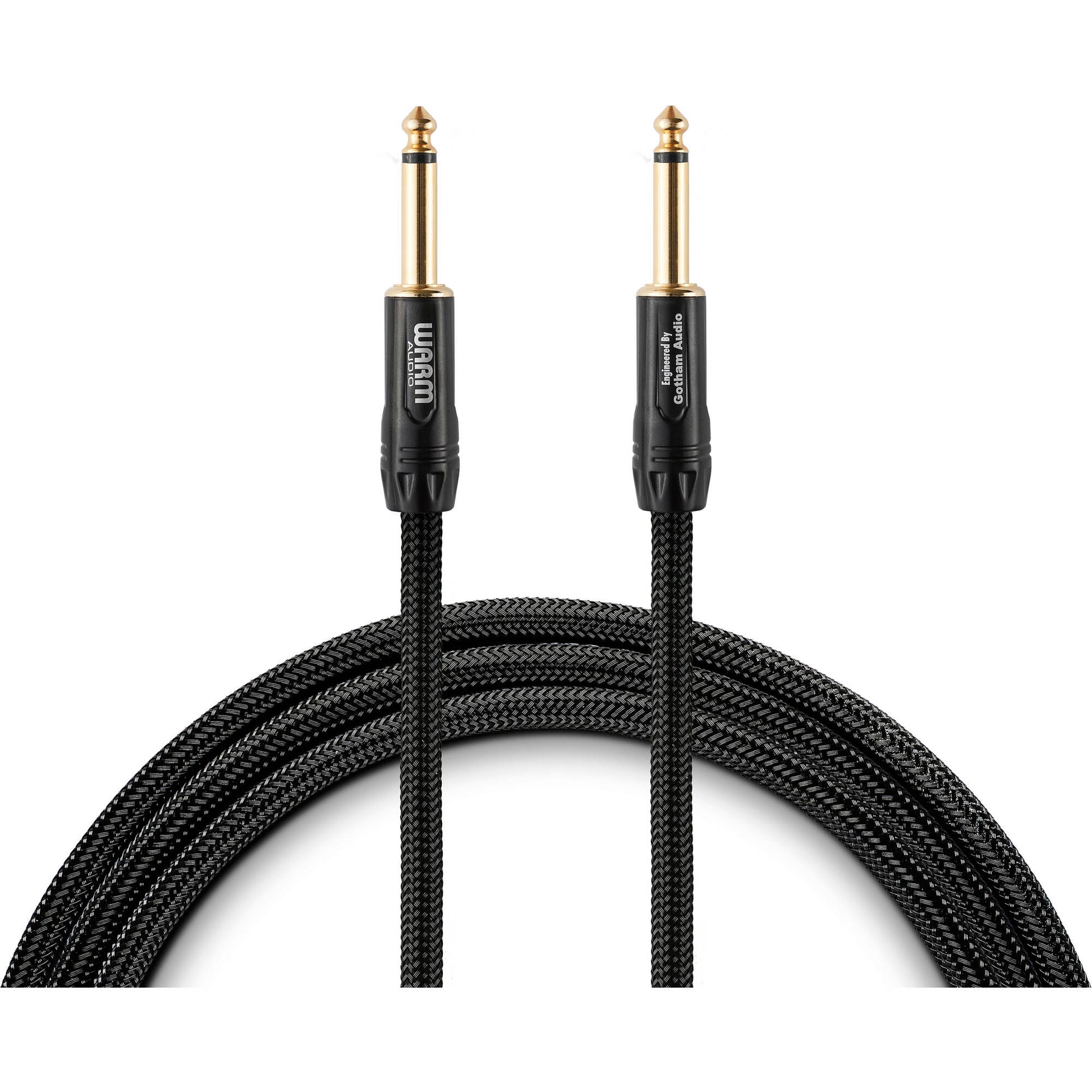 Warm Audio Premier Gold Straight to Straight Instrument Cable - 10-foot (Prem-TS-10') - Music Bliss Malaysia
