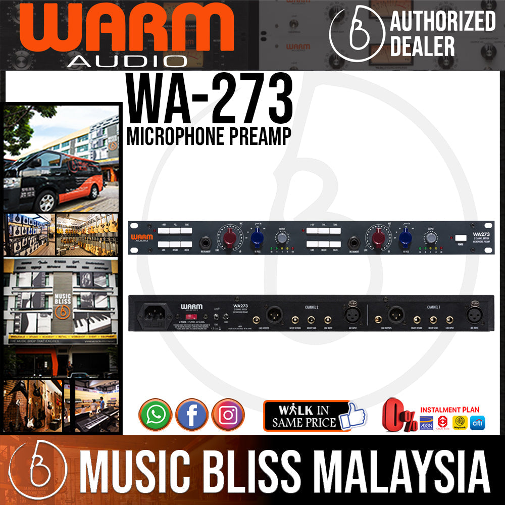 Warm Audio WA273 Microphone Preamp (WA-273) - Music Bliss Malaysia