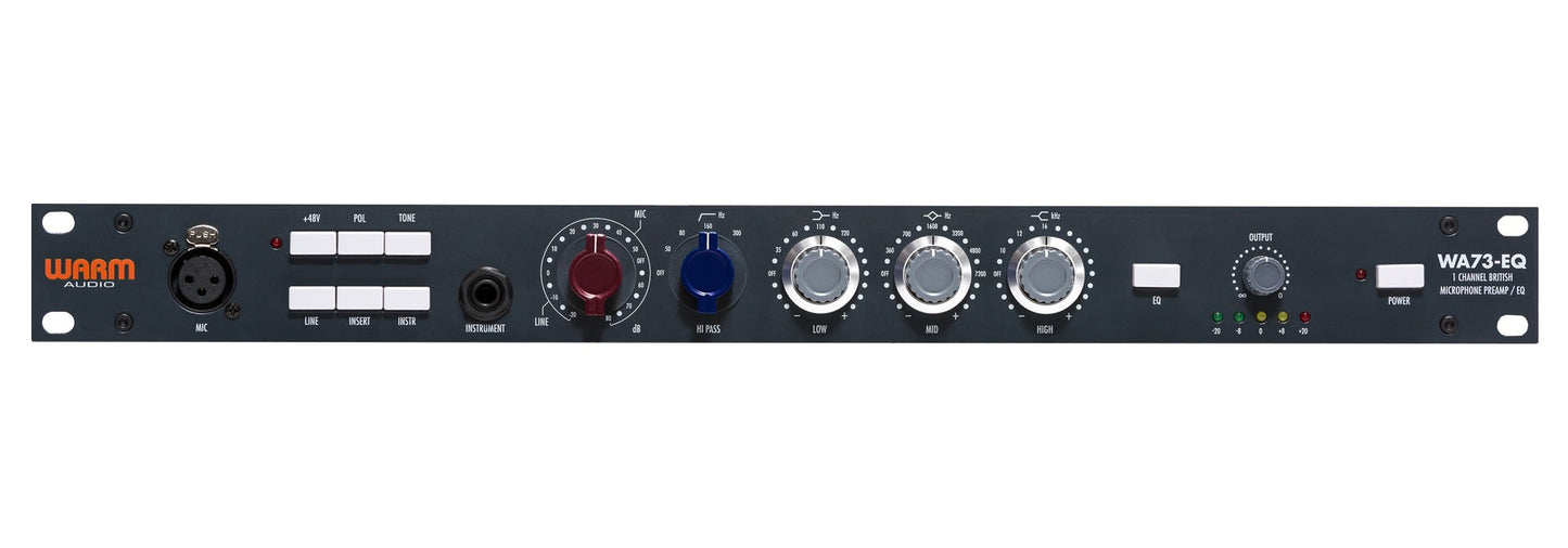 Warm Audio WA73-EQ Microphone Preamp and EQ (WA73 EQ / WA73EQ) - Music Bliss Malaysia