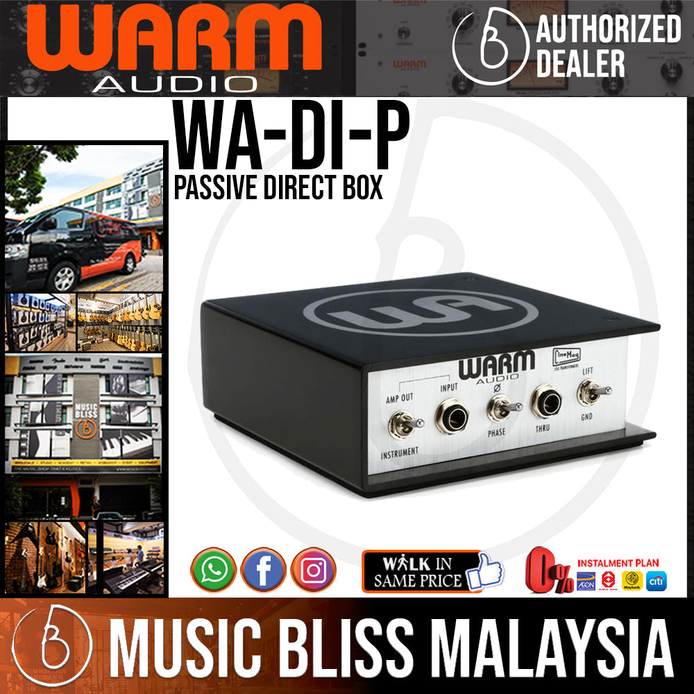 Warm Audio WA-DI-P Passive Direct Box (WADIP / WA DI P) *MCO Promotion* - Music Bliss Malaysia