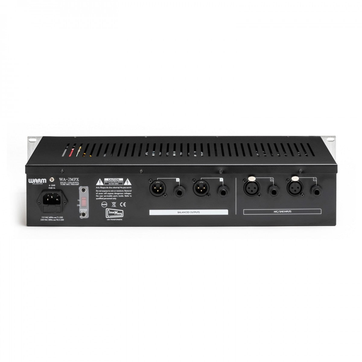 Warm Audio WA-2MPX 2-channel Tube Mic/Line/Instrument Preamp - Music Bliss Malaysia