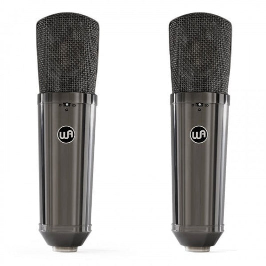 Warm Audio WA-87 R2 TS Large-diaphragm Condenser Microphone Stereo Pair - Limited-edition Titanium
