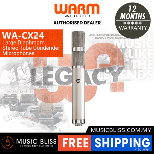 Warm Audio WA-CX24 Large Diaphragm Stereo Tube Condender Microphones