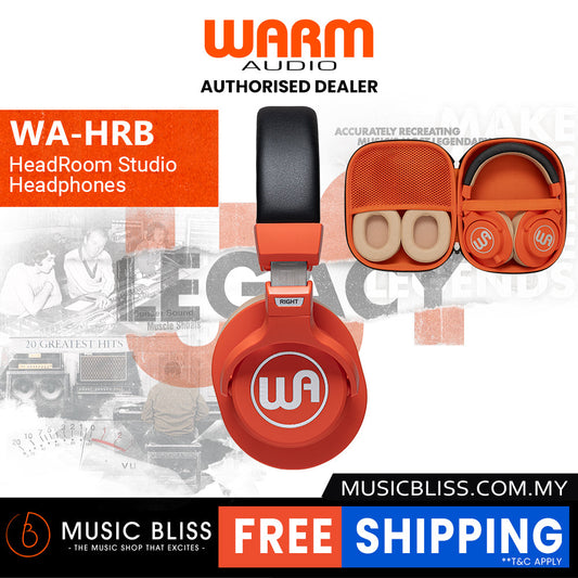 Warm Audio WA-HR HeadRoom Closed-back Professional Studio Headphones - Orange