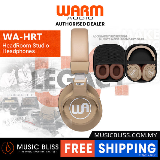 Warm Audio WA-HR HeadRoom Closed-back Professional Studio Headphones - Tan