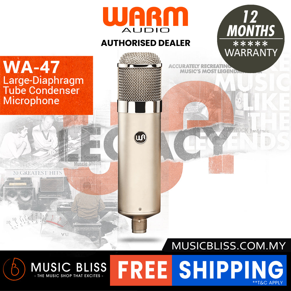 Warm Audio WA-47 Large-diaphragm Tube Condenser Microphone