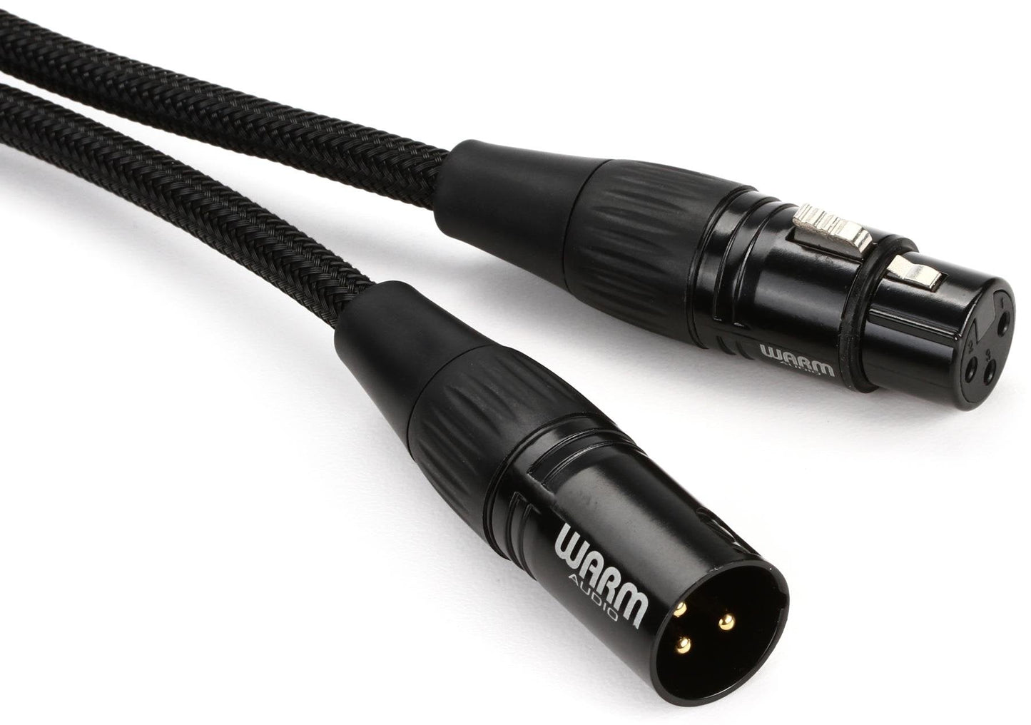 Warm Audio Premier Gold XLR Female to XLR Male Microphone Cable - 3-foot (Prem-XLR-3') - Music Bliss Malaysia