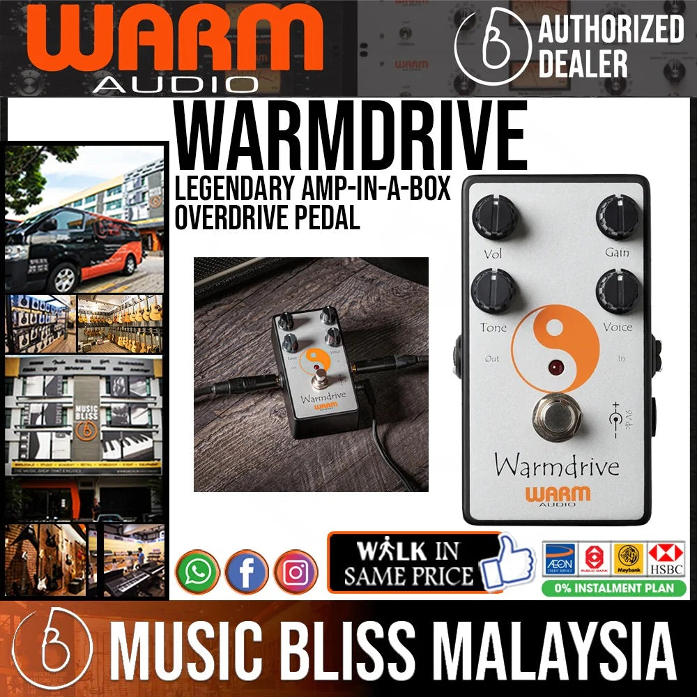Warm Audio Warmdrive Professional Overdrive Pedal (Based off the legendary Hermida Audio Zendrive)