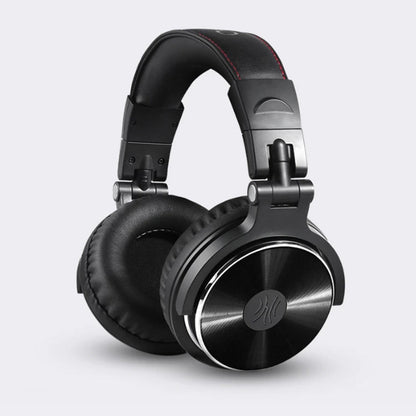 OneOdio Pro 10 DJ Adapter-Free Closed Back Over-Ear DJ Stereo Monitor Headphones- Black (OneOdio Pro-10 Closed-Back Studio Headphones - Studio Black)  *Crazy Sales Promotion* - Music Bliss Malaysia