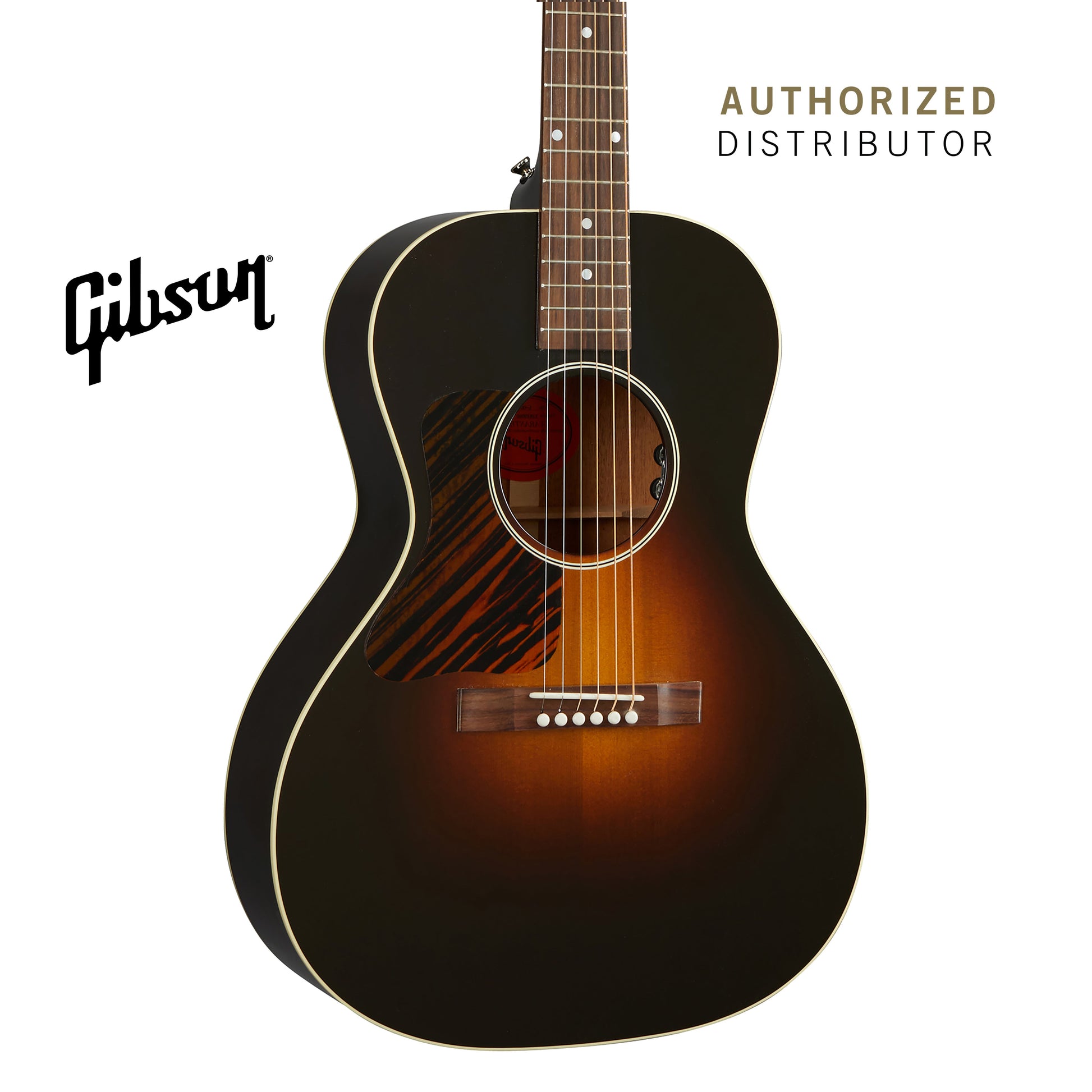 GIBSON L-00 ORIGINAL LEFT-HANDED ACOUSTIC-ELECTRIC GUITAR - VINTAGE SUNBURST - Music Bliss Malaysia