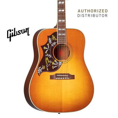 GIBSON HUMMINGBIRD ORIGINAL LEFT-HANDED ACOUSTIC-ELECTRIC GUITAR - HERITAGE CHERRY SUNBURST - Music Bliss Malaysia