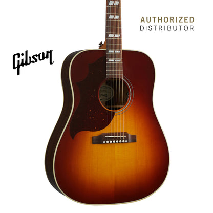 GIBSON HUMMINGBIRD STUDIO ROSEWOOD LEFT-HANDED ACOUSTIC-ELECTRIC GUITAR - ROSEWOOD BURST - Music Bliss Malaysia