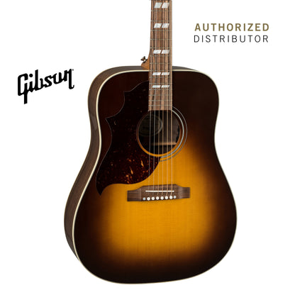 GIBSON HUMMINGBIRD STUDIO WALNUT LEFT-HANDED ACOUSTIC-ELECTRIC GUITAR - WALNUT BURST - Music Bliss Malaysia