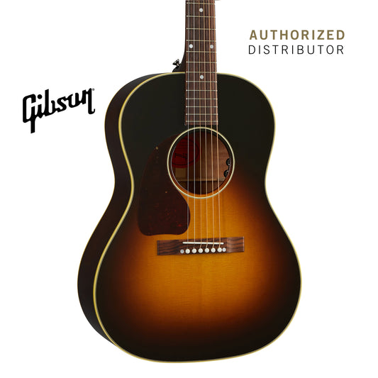 GIBSON 50S LG-2 LEFT-HANDED ACOUSTIC-ELECTRIC GUITAR - VINTAGE SUNBURST - Music Bliss Malaysia