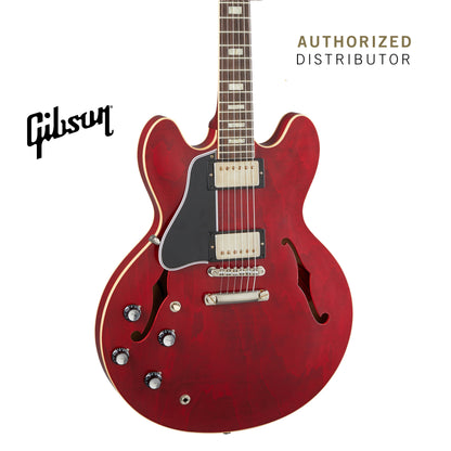 GIBSON 1964 ES-335 REISSUE VOS SEMI-HOLLOWBODY LEFT-HANDED ELECTRIC GUITAR - 60S CHERRY - Music Bliss Malaysia