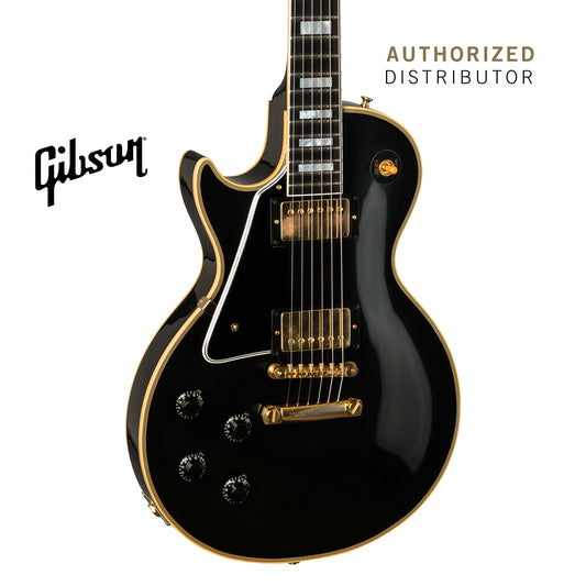 GIBSON 1957 LES PAUL CUSTOM REISSUE 2-PICKUP VOS LEFT-HANDED ELECTRIC GUITAR - EBONY - Music Bliss Malaysia